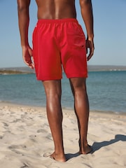 Bright Red Essential Swim Shorts - Image 4 of 10