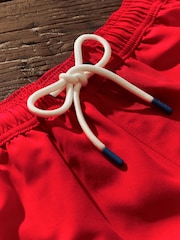 Bright Red Essential Swim Shorts - Image 6 of 10