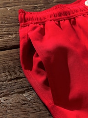 Bright Red Essential Swim Shorts - Image 7 of 10