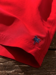 Bright Red Essential Swim Shorts - Image 8 of 10