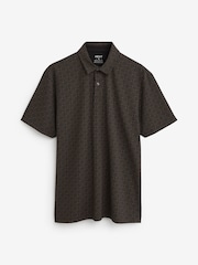 White/Gris/Noir Imprimé - Ajustement régulier - Polo en jersey Manches courtes 3 Pack - Image 11 de 12