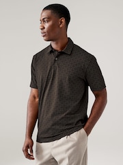White/Gris/Noir Imprimé - Ajustement régulier - Polo en jersey Manches courtes 3 Pack - Image 6 de 12