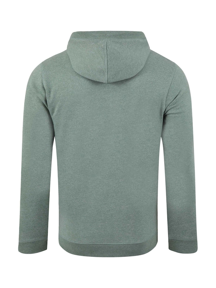 Weird Fish Green Perranporth Embossed Grindle Hoodie - Image 7 of 7 Weird Fish Green Perranporth Embossed Grindle Hoodie - Image 7 of 7