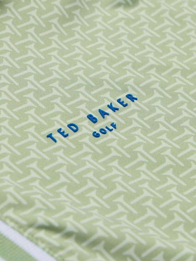 Ted Baker Green Men's Parre Golf Polo Shirt - Image 4 of 4