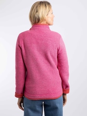 Rosa - Felpa con zip intera Ariana di Weird Fish - Immagine 2 di 7