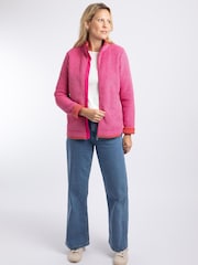 Rosa - Felpa con zip intera Ariana di Weird Fish - Immagine 3 di 7