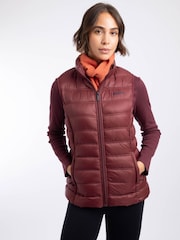 Weird Fish Red Atissa Lightweight Padded Gilet - Image 1 of 9