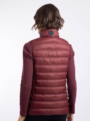 Weird Fish Red Atissa Lightweight Padded Gilet - Image 3 of 9