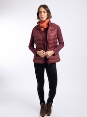 Weird Fish Red Atissa Lightweight Padded Gilet - Image 4 of 9