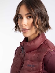 Weird Fish Red Atissa Lightweight Padded Gilet - Image 5 of 9