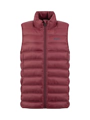 Weird Fish Red Atissa Lightweight Padded Gilet - Image 8 of 9