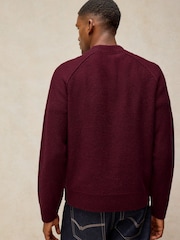 White Stuff Red Milton Mock Neck Jumper - Image 2 of 6