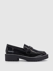 Office Black Chunky Contrast Stotch Loafer - Image 2 of 3
