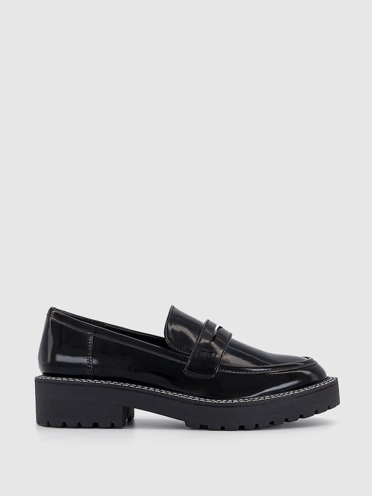 Office Black Chunky Contrast Stotch Loafer - Image 2 of 3