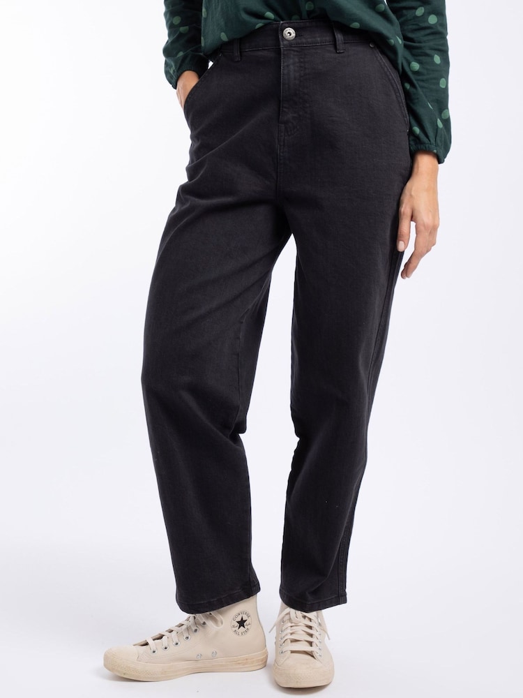 Negro - Pantalones vaqueros Weird Fish Beryl Barrel - Imagen 1 de 7