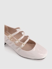 Office Cream Mary Jane Block Heels - Image 3 of 4