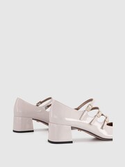 Office Cream Mary Jane Block Heels - Image 4 of 4