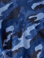 Navy Blue Camouflage Hooded Blanket (3-16yrs) - Image 7 of 7
