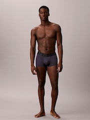 Calvin Klein Blue Low Rise Trunks 3 Pack - Intense Power Air - Image 2 of 6