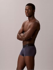 Calvin Klein Blue Low Rise Trunks 3 Pack - Intense Power Air - Image 4 of 6