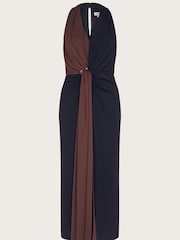 Monsoon Brown Two Tone Tia Dress - Image 5 of 5