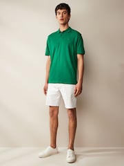 Green Tennis Regular Fit Short Sleeve Pique Polo Shirt - Image 2 of 7