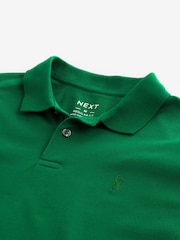 Green Tennis Regular Fit Short Sleeve Pique Polo Shirt - Image 6 of 7