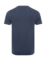 Weird Fish Blue Off Grid Front Print Graphic T-Shirt - Image 6 of 6