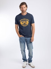 Weird Fish Blue Lakes Front Print Graphic T-Shirt - Image 3 of 6