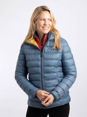 Weird Fish Blue Eshka Lightweight Padded Jacket - Image 4 of 8
