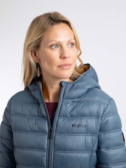 Weird Fish Blue Eshka Lightweight Padded Jacket - Image 5 of 8