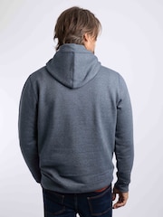 Weird Fish Blue Perranporth  Embossed Grindle Hoodie - Image 2 of 5