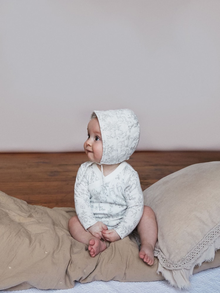 The Little Tailor Baby Soft Cotton 100% Cotton Bonnet - Image 1 of 7 The Little Tailor Baby Soft Cotton 100% Cotton Bonnet - Image 1 of 7