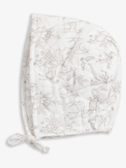 Blanco - Boina de algodón suave 100 % para bebé de The Little Tailor - Imagen 5 de 7