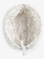 Blanco - Boina de algodón suave 100 % para bebé de The Little Tailor - Imagen 6 de 7