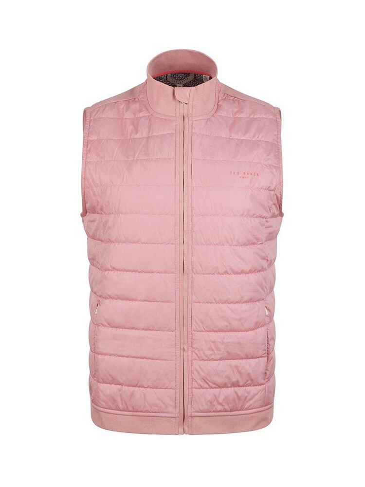 Ted Baker Sport Pink Semple Golf Gilet - Image 1 of 4 Ted Baker Sport Pink Semple Golf Gilet - Image 1 of 4