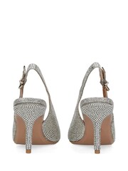 Carvela Silver Symmetry Sling 90 Shoes - Image 4 of 4