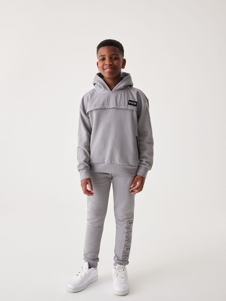 Baker by Ted Baker Embossed Hoodie and Jogger Set - Image 1 of 9