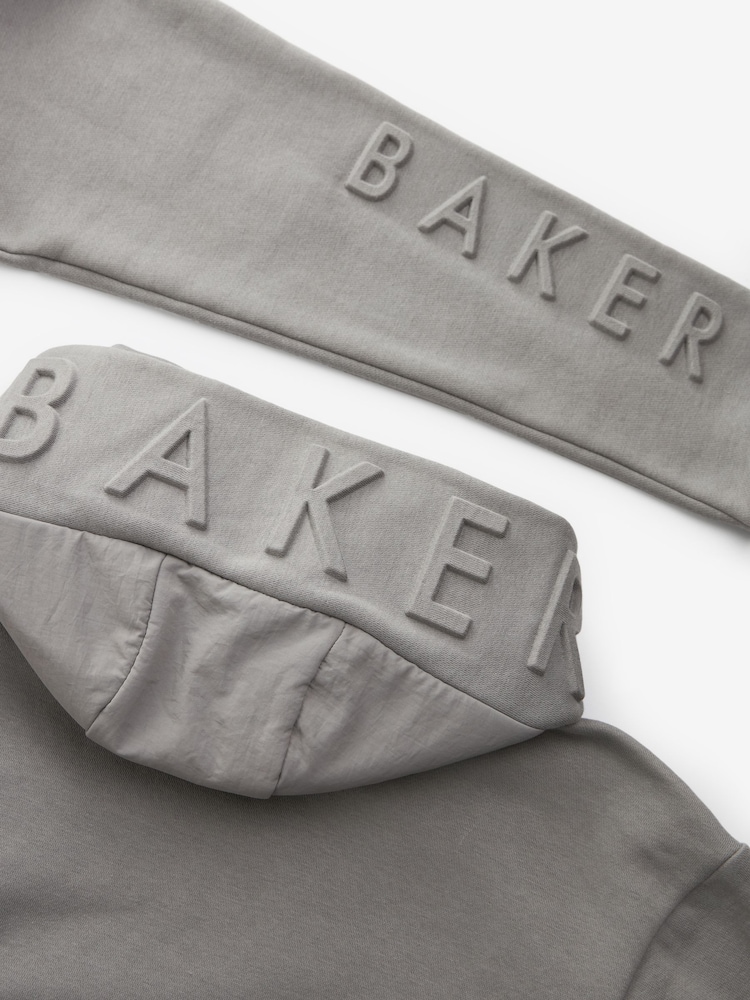 Baker by Ted Baker Embossed Hoodie and Jogger Set - Image 9 of 9