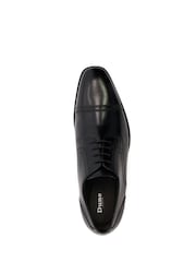 Dune London Black Salone Laser Toe Cap Gibson Shoes - Image 6 of 6