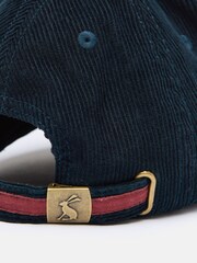 Joules Chadwick Navy Corduroy Cap - Image 10 of 10
