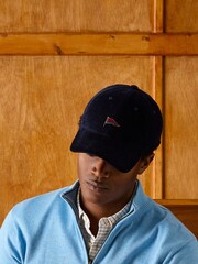 Joules Chadwick Navy Corduroy Cap - Image 2 of 10
