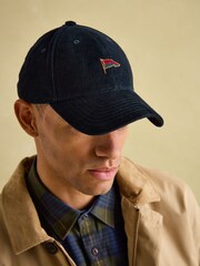 Joules Chadwick Navy Corduroy Cap - Image 5 of 10