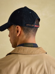 Joules Chadwick Navy Corduroy Cap - Image 6 of 10
