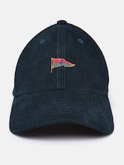 Joules Chadwick Navy Corduroy Cap - Image 7 of 10