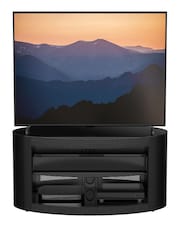 AVF Black Buckingham 1100 Oval TV Stand - Image 3 of 8