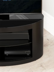 AVF Black Buckingham 1100 Oval TV Stand - Image 5 of 8