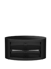 AVF Black Buckingham 1100 Oval TV Stand - Image 6 of 8