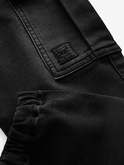 Black Cargo Jeans With Elasticated Waist (3-16yrs) - Image 8 of 8