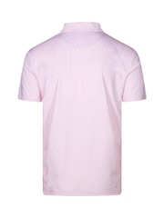 Ted Baker Sport Pink Armourr GEO Golf Polo Shirt - Image 2 of 4